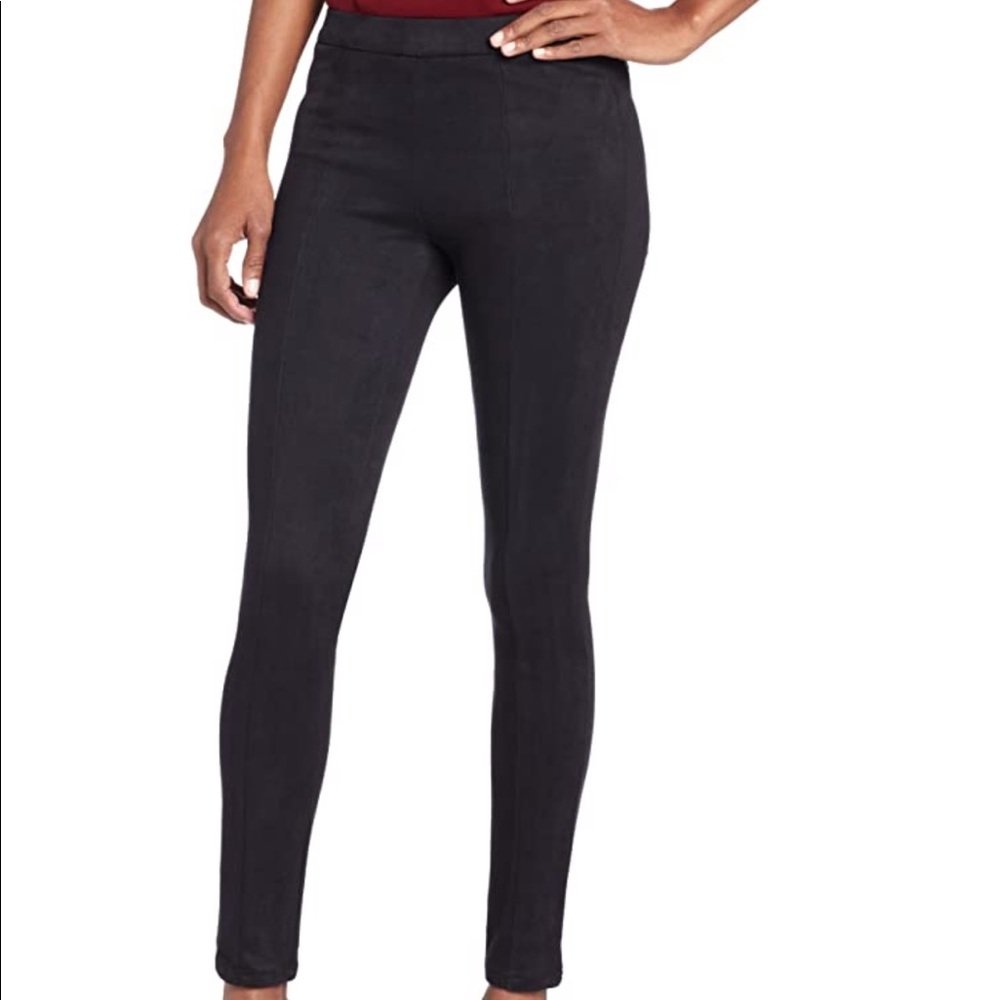 Level 99 | Elsie Micro-Suede Black Leggings